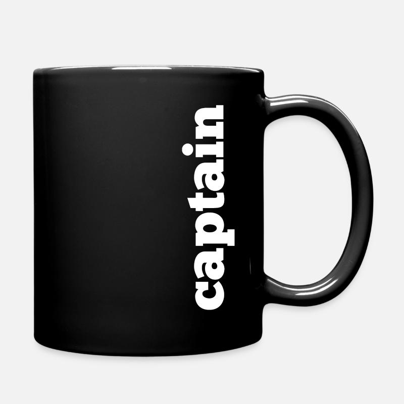 captain - Full Colour Mug - black
