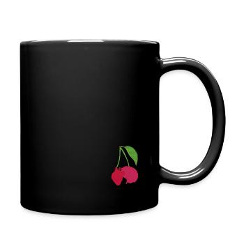 Hirnherzkirsche - choose one - Tasse einfarbig - Schwarz - Rechts