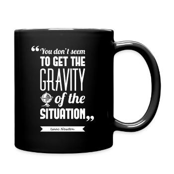 Newton's gravity | T-shirt ♀ - Full Colour Mug - black - Right