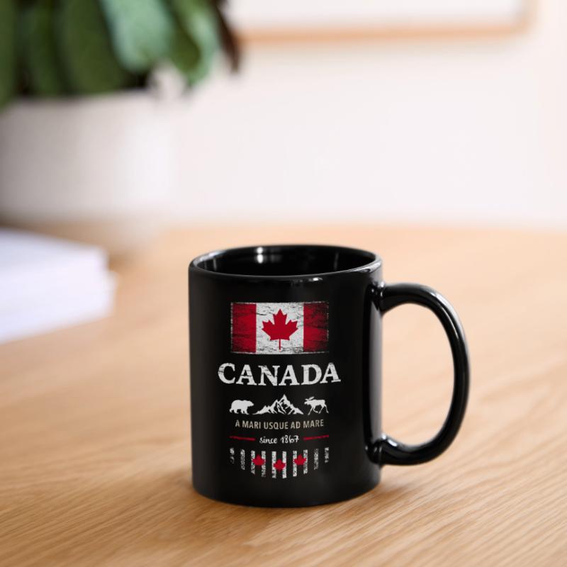Canada Canada Amérique drapeau feuille d’érable drapeau ours Mug uni