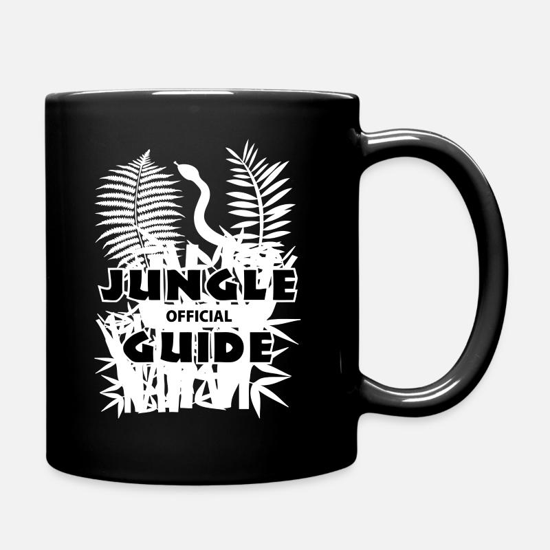 jungleguide wite - Full Colour Mug - black