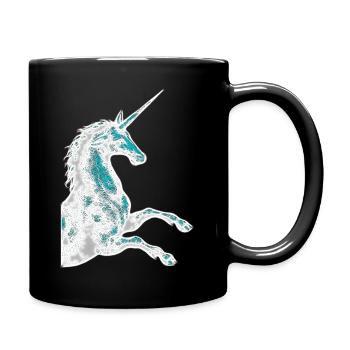 Magic Unicorn / Unicorn Spirit - Full Colour Mug - black - Right