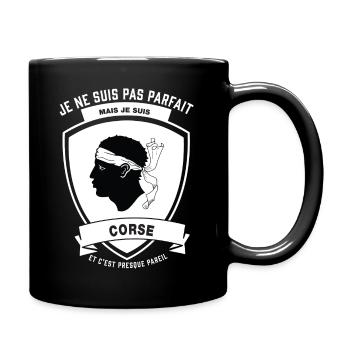 Corse Parfait - Mug uni - noir - Droite