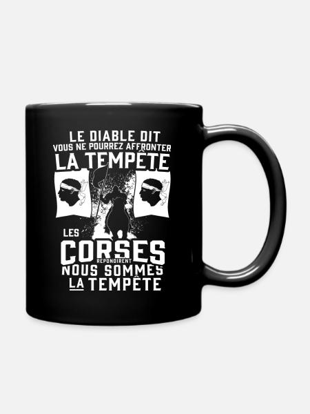 Tempête Corses - Mug uni - noir
