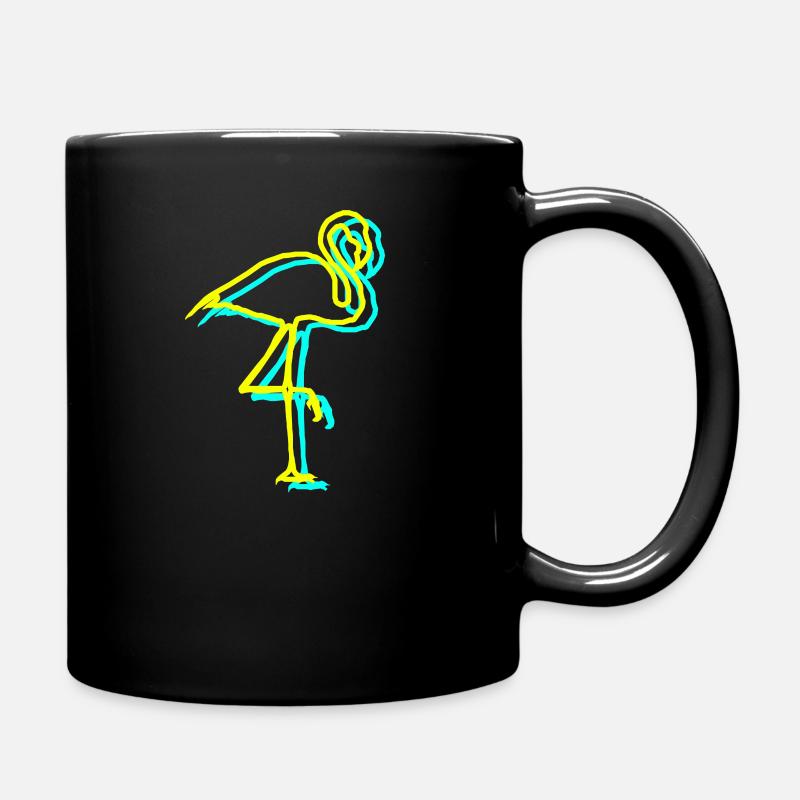 flamant rose - Mug uni - noir