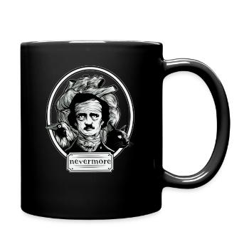 Edgar Allan Poe - Chemise Nevermore - Mug uni - noir - Droite