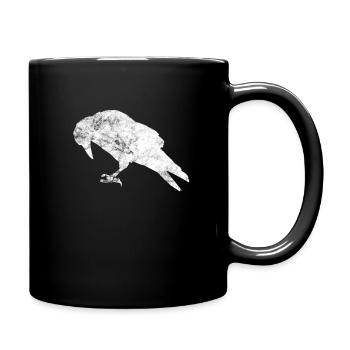 Crow - Full Colour Mug - black - Right