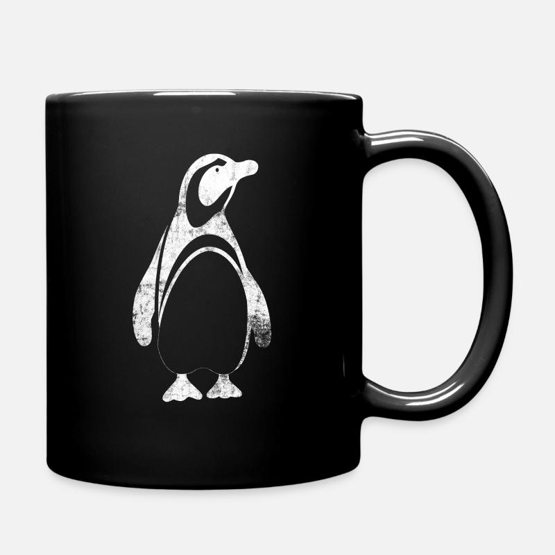 Pinguin - Tasse einfarbig - Schwarz