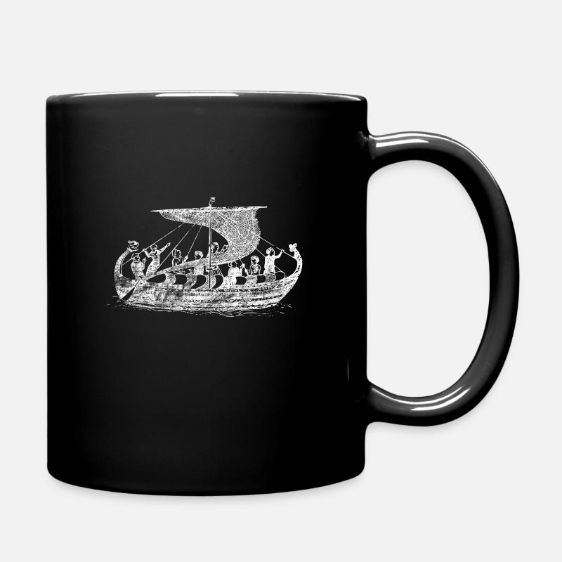Viking ship Northmen Vikings - Mug uni - noir