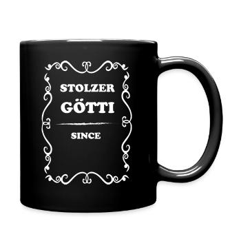 Fière déesse - Mug uni - noir - Droite