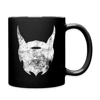 barbe - Mug uni - noir - Droite