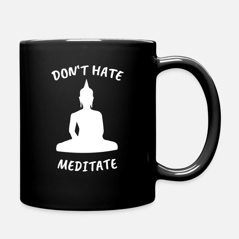 Spiritualité méditer méditation - Mug uni - noir