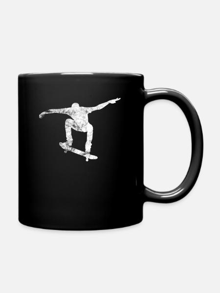 Skateboarder - Tasse einfarbig - Schwarz