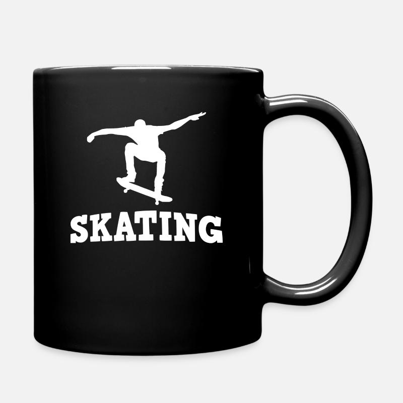 Skateboard Skating Skater - Tasse einfarbig - Schwarz