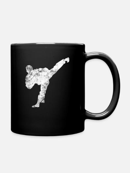 Kampfkunst - Tasse einfarbig - Schwarz