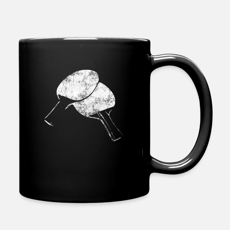 Tischtennis - Tasse einfarbig - Schwarz