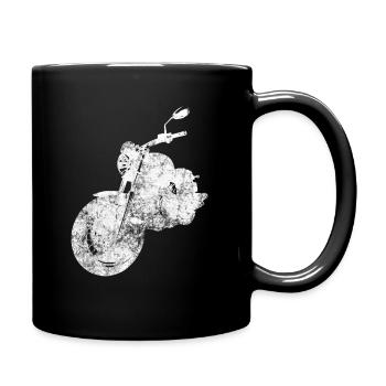 Bike Biker Motorcycle Motorcyclist - Full Colour Mug - black - Right