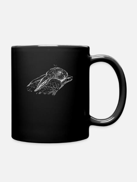 Hare - Full Colour Mug - black