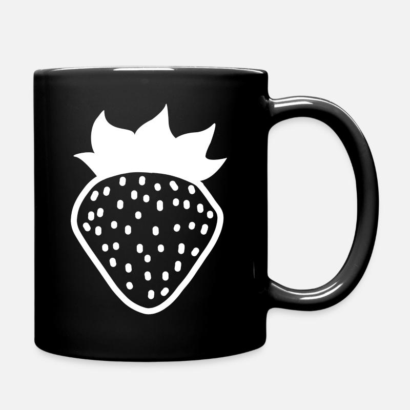 Fraise fraise - Mug uni - noir