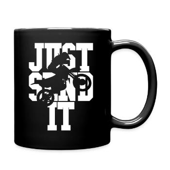 Just send it white - Full Colour Mug - black - Right