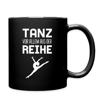 Dancing music dancer funny saying - Full Colour Mug - black - Right