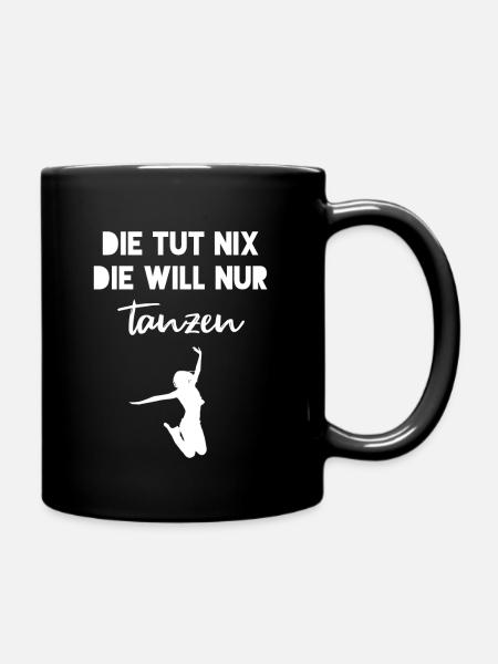 Tanzen - Tasse einfarbig - Schwarz