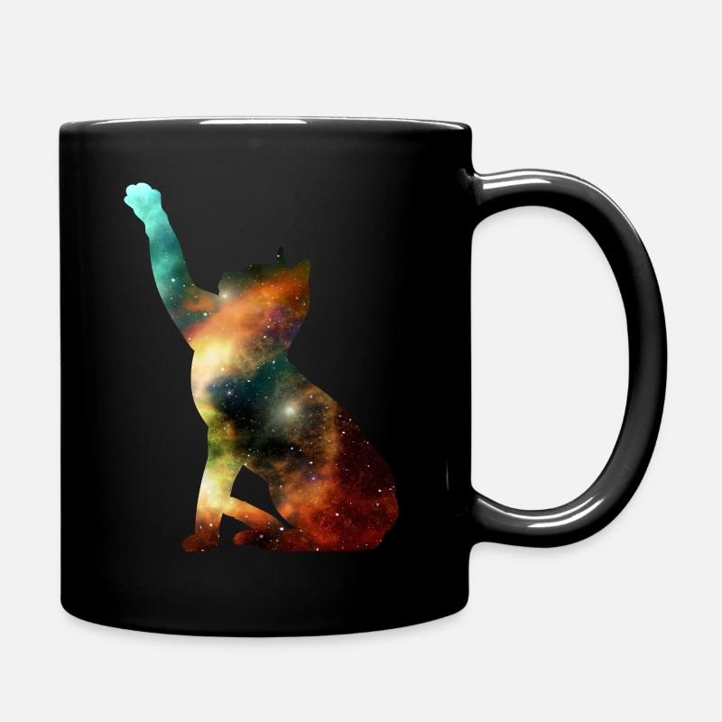 Chat galaxie - Mug uni - noir