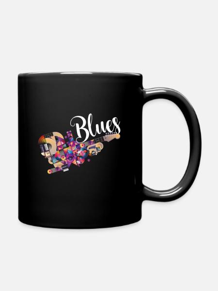 guitare blues - Mug uni - noir