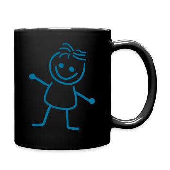 Basic Fred - Tasse einfarbig - Schwarz - Rechts