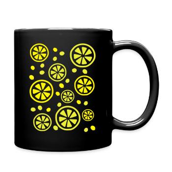 Lemon Lime agrumes - Mug uni - noir - Droite