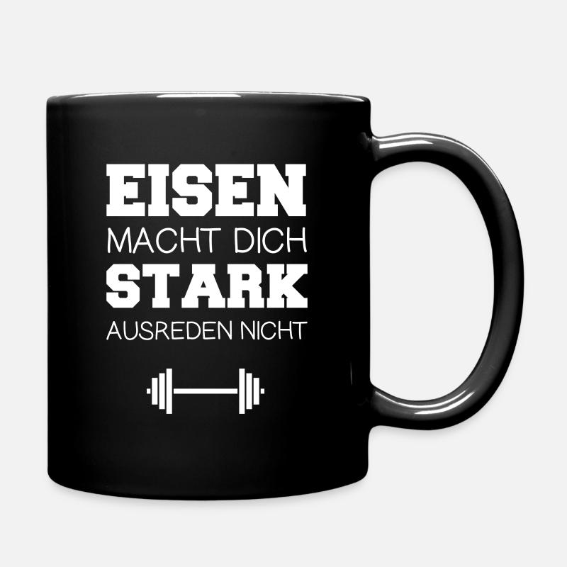 Gym - Tasse einfarbig - Schwarz