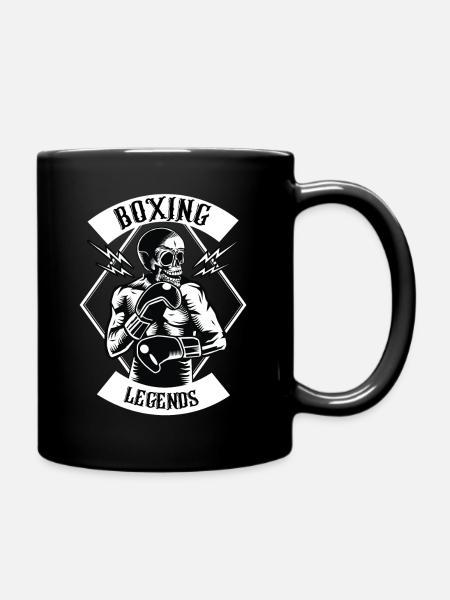 Boxlegenden - Tasse einfarbig - Schwarz