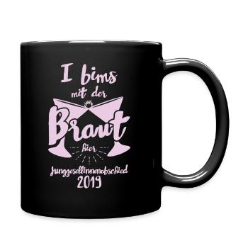 JGA-I bims avec la mariée ici - Mug uni - noir - Droite