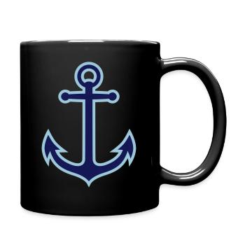 anchor - Full Colour Mug - black - Right