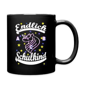 Finally schoolchild enrolment - Full Colour Mug - black - Right