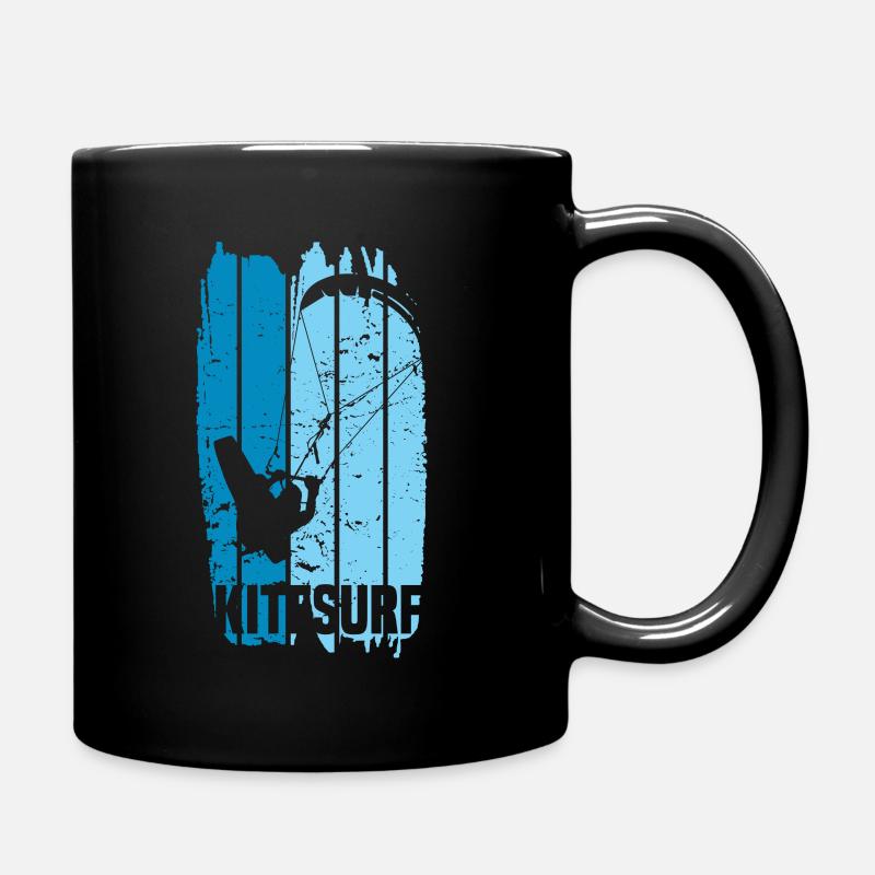 Kitesurf Kitesurfer Kite Geschenk - Tasse einfarbig - Schwarz
