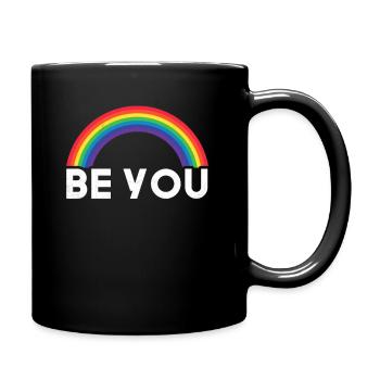 Be You LGBT Support - Tasse einfarbig - Schwarz - Rechts