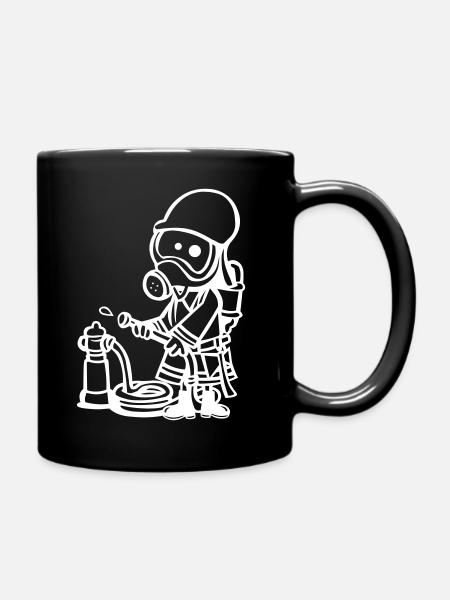 Pompier - Mug uni - noir