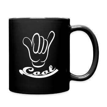 La main cool - Mug uni - noir - Droite