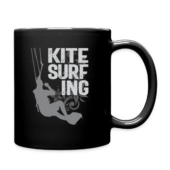Kite surf - Mug uni - noir - Droite