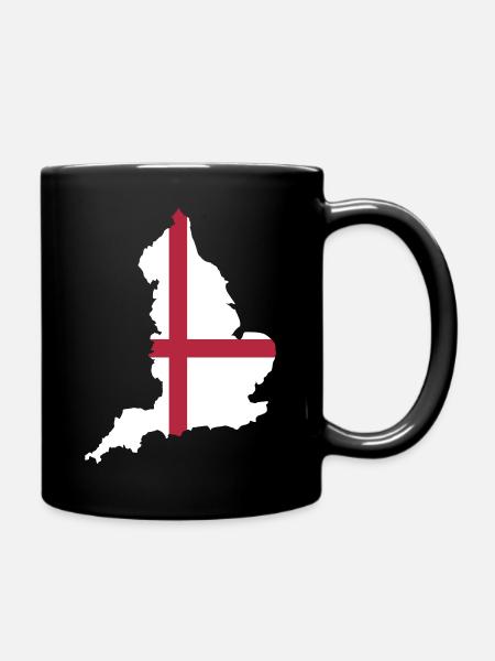 England - Tasse einfarbig - Schwarz
