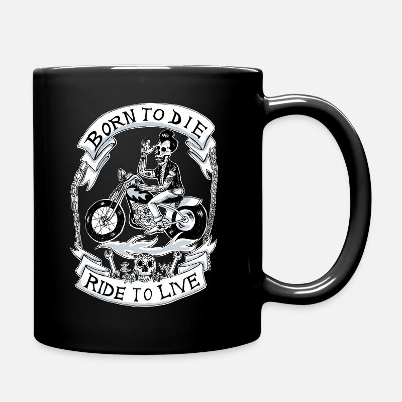 moto borntoride - Mug uni - noir