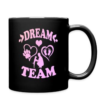 Dream team - Mug uni - noir - Droite