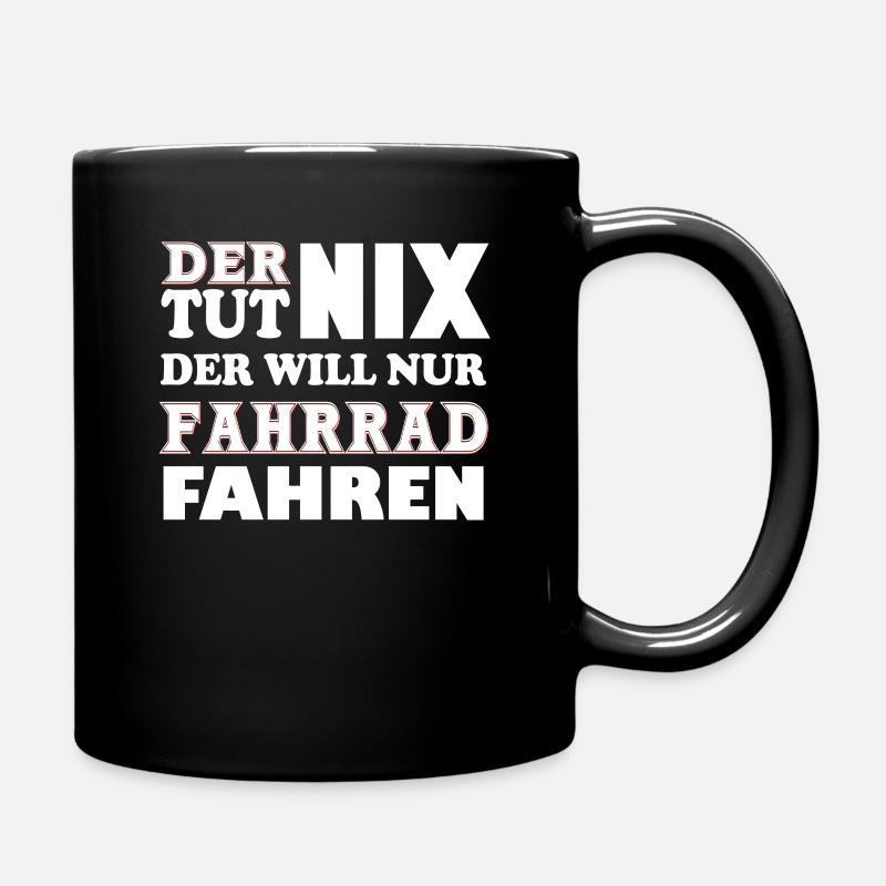 Der tut nix - Tasse einfarbig - Schwarz