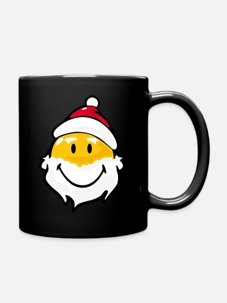 Santa Claus - Tasse einfarbig - Schwarz