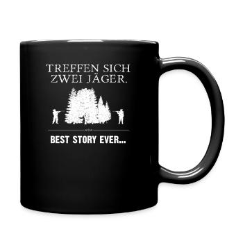 Vegan shirts against anti-vegan bingo - Full Colour Mug - black - Right
