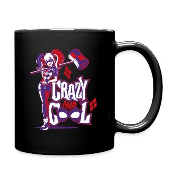 DC Super Hero Girls Harley Quinn Mallet - Full Colour Mug - black - Right