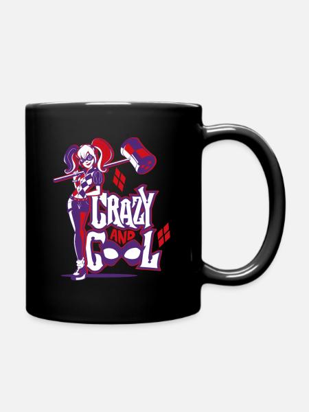 DC Super Hero Girls Harley Quinn Maillet - Mug uni - noir