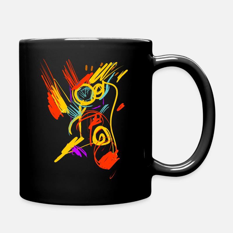 Kunst - Tasse einfarbig - Schwarz