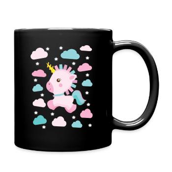 Licorne Licorne - Mug uni - noir - Droite